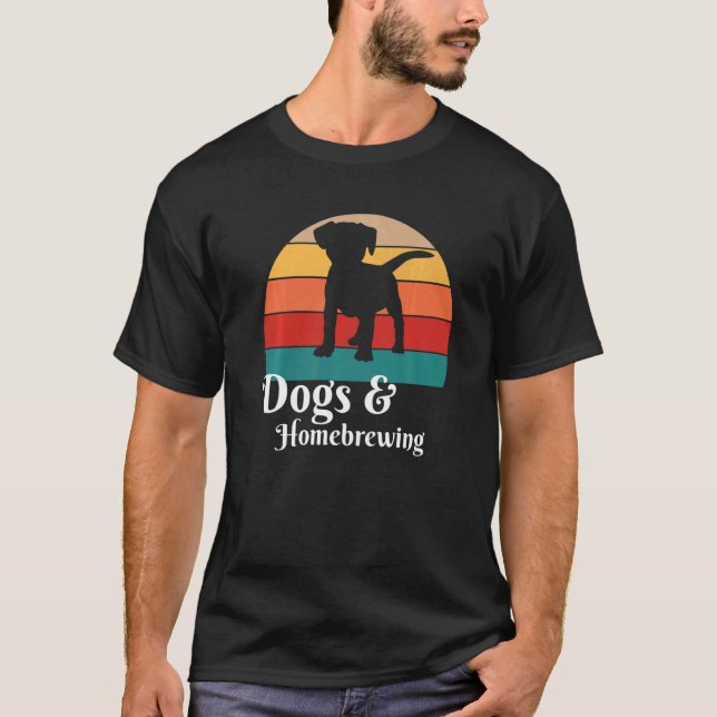 Dogs and Homebewing Premium T-Shirt (Front)