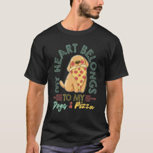 Dogs And Pizza Italian Food Pizzaholics Pizza Love T-Shirt
