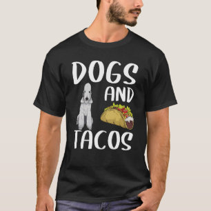 Dogs And Tacos Bedlington Terrier Mexican Food T-Shirt