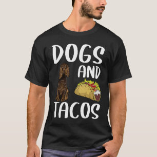 Dogs And Tacos Boykin Spaniel Mexican Food T-Shirt