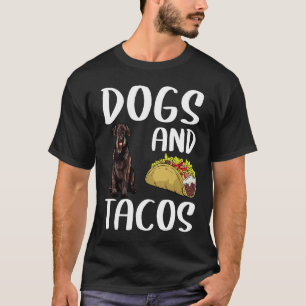 Dogs And Tacos Giant Schnauzer Mexican Food T-Shirt