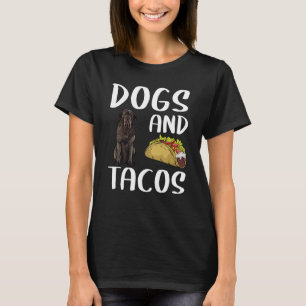 Dogs And Tacos Neapolitan Mastiff Mexican Food T-Shirt