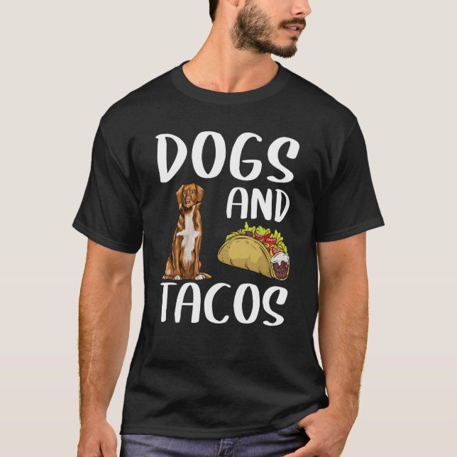 Dogs And Tacos Nova Scotia Duck Tolling Retrievers T-Shirt (Front)