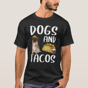 Dogs And Tacos Tibetan Spaniel Mexican Food T-Shirt