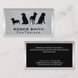 Dogs   Animals Services Business Card