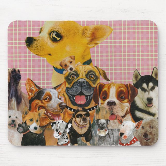 Dogs are Fun Mouse Mat (Front)
