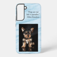 dogs are link to paradise marble background samsu