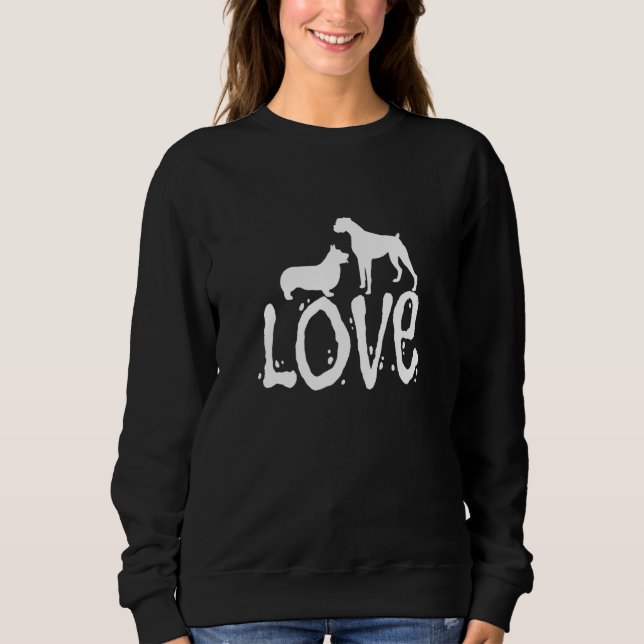 Dogs Are Love Sweatshirt (Front)