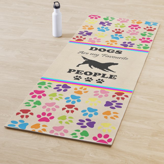 Dogs Are My Favourite People Yoga Mat (In Situ)