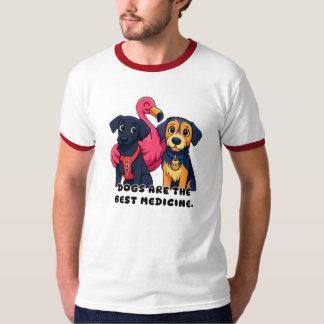 DOGS ARE THE BEST MEDICINE T-Shirt
