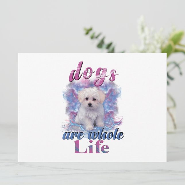 Dogs Are Whole Life (Standing Front)