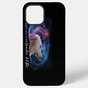 Dogs Are Whole Life Colourful iPhone 12 Pro Max Case