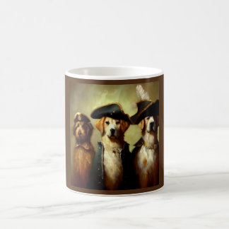 Dogs as Three Musketeers Coffee Mug
