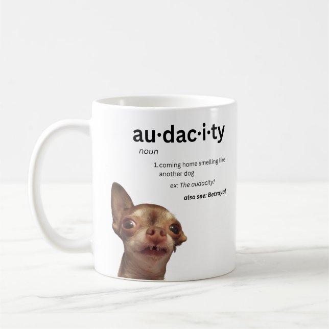 Dog's Audacity - Mug (Left)