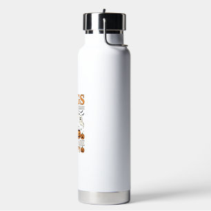 Dogs Because People Are Creepy Halloween Ghost Dog Water Bottle