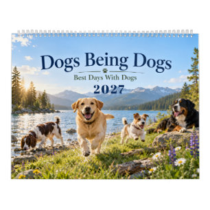 Dogs Being Dogs Playful Pet Photography Calendar