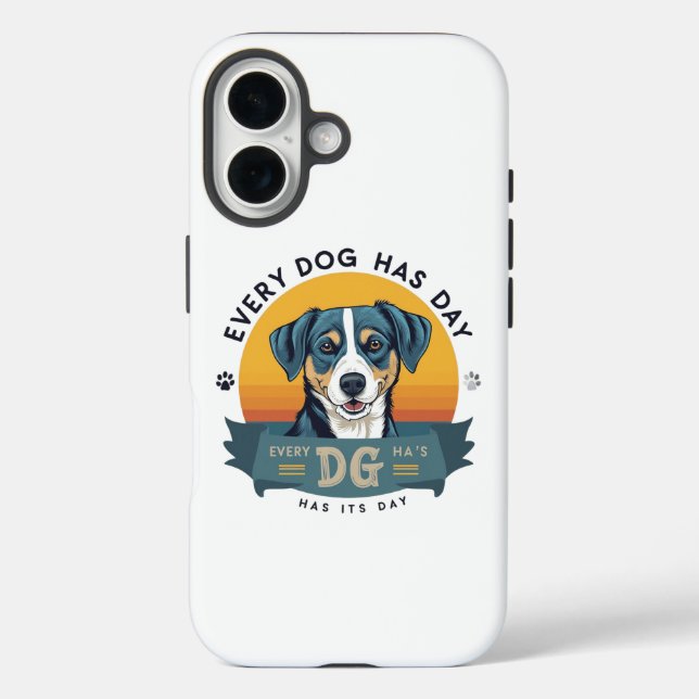 Dog's Big Moment Case-Mate iPhone Case (Back)