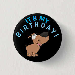 Dog's Birthday! 3 Cm Round Badge