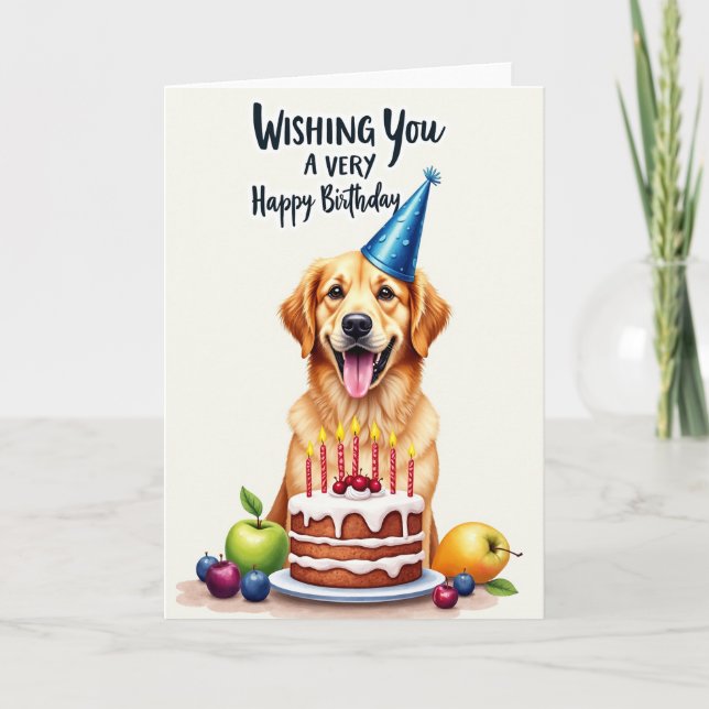 Dogs Birthday Party Card (Front)