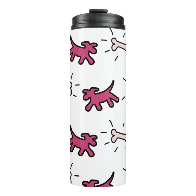 Dogs Bones DR Graffiti Style Thermal Trumbler Thermal Tumbler (Front)
