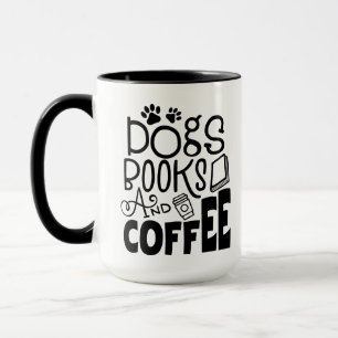 Dogs, Books, and Coffee Mug