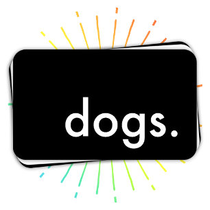 dogs. business card
