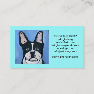 dogs by eric ginsburg business card