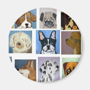 dogs by eric ginsburg magnet
