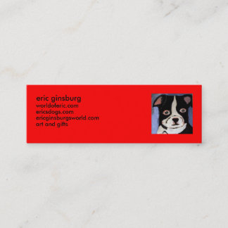 dogs by eric ginsburg mini business card