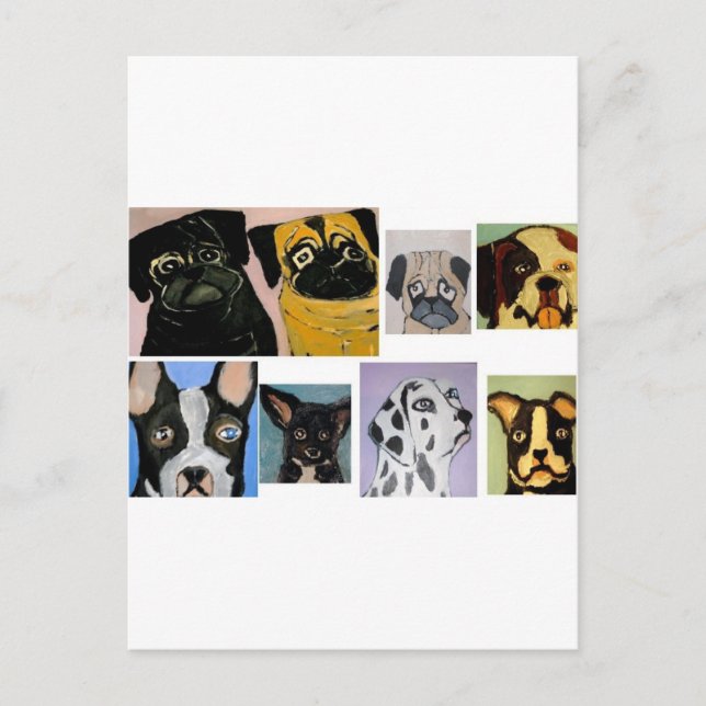 dogs by eric ginsburg postcard (Front)
