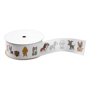 Dogs by the Dozens Grosgrain Ribbon