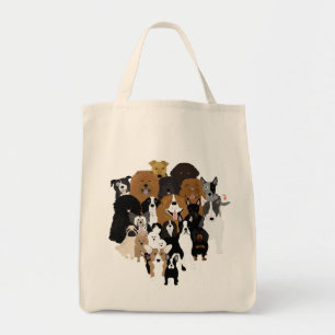 Dogs, Cat, Chicken Tote Bag