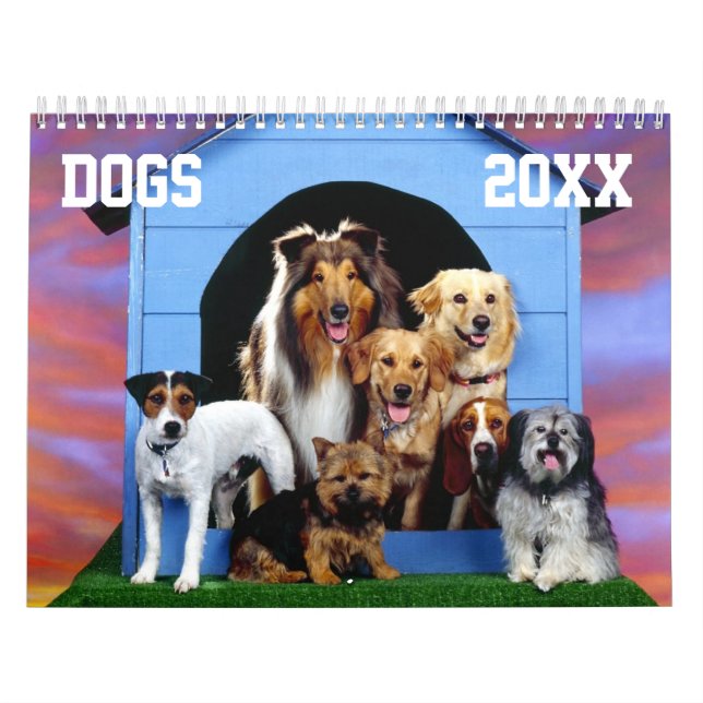 Dogs Customisable Calendar (Cover)