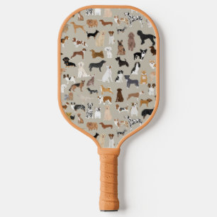 Dogs Cute pet Pickleball Paddle
