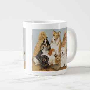 Dogs' Dinner Large Coffee Mug