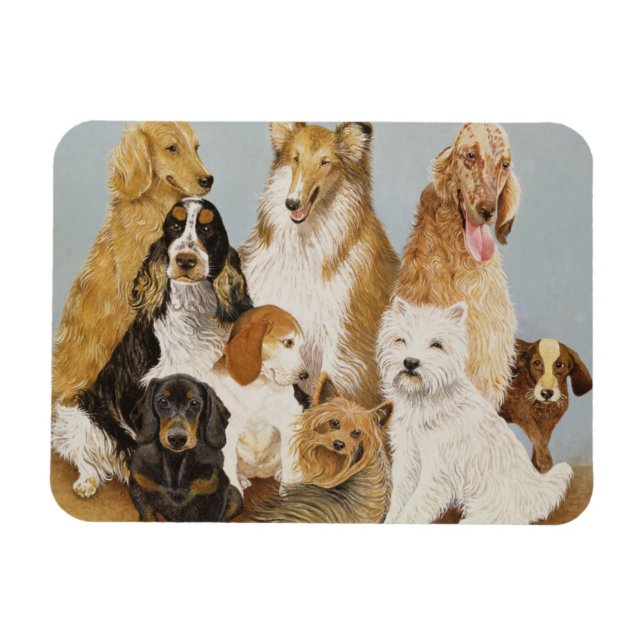 Dogs' Dinner Magnet (Horizontal)