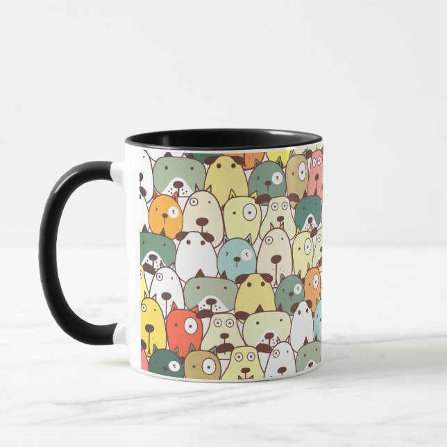 Dogs Dogs Dogs Mug (Left)