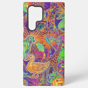  Dogs, ducks, and giraffes by Natasha Us   Samsung Galaxy Case