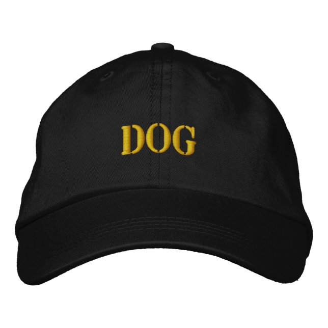 DOGS EMBROIDERED HAT (Front)