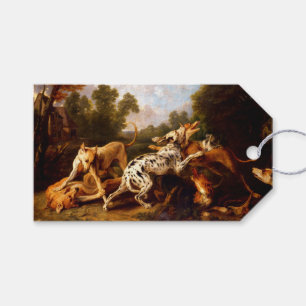 Dogs Fighting (by Frans Snyders) Gift Tags