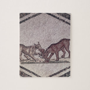 Dogs Fighting for a Bird, Roman, 2nd-3rd century ( Jigsaw Puzzle