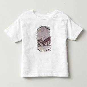 Dogs Fighting for a Bird, Roman, 2nd-3rd century ( Toddler T-Shirt