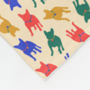 Dogs Fleece Blanket