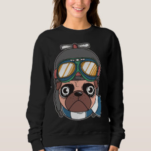 Dogs for Everybody Captain Pug Classic T-Shirt 727 Sweatshirt