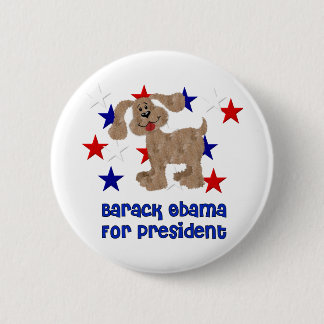 Dogs For Obama 6 Cm Round Badge