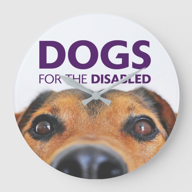 Dogs for the Disabled Wall Clock (Front)