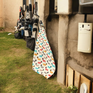 dogs golf towel