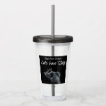 Dogs have Owners, Cats Have Staff Acrylic Tumbler<br><div class="desc">For anyone who knows that their cat rules the roost. For pet parents and animal lovers who know that home is wherever their fur baby is and their cat has a general disdain.</div>