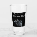 Dogs have Owners, Cats Have Staff Glass<br><div class="desc">For anyone who knows that their cat rules the roost. For pet parents and animal lovers who know that home is wherever their fur baby is and their cat has a general disdain.</div>