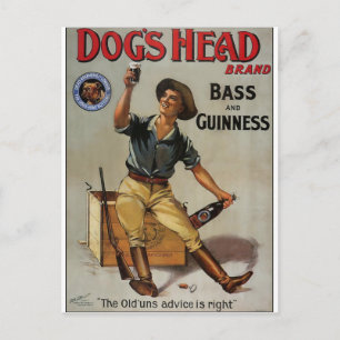 Dog's Head Brand Postcard